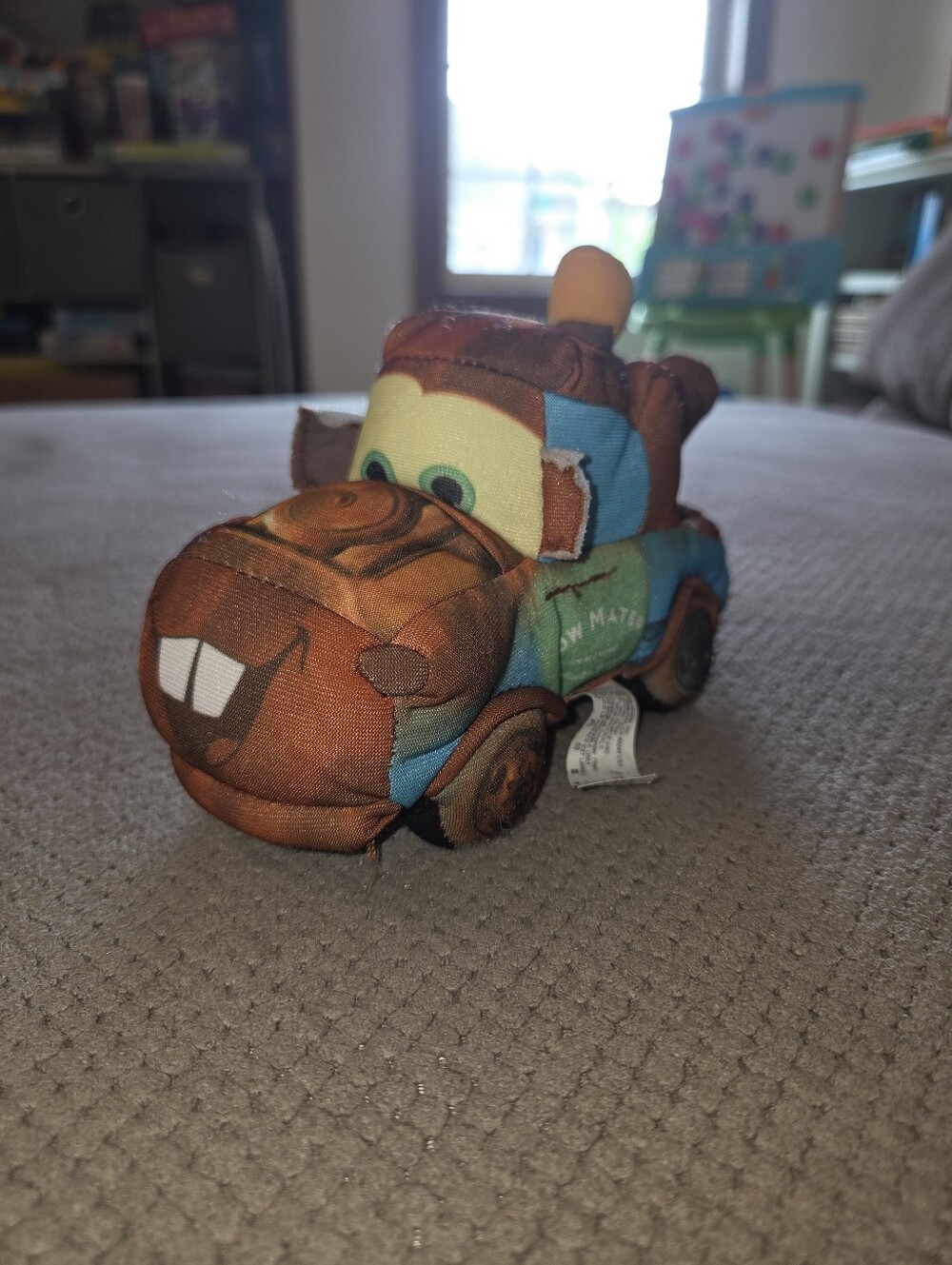 2005 Disney Pixar Cars Tow Mater Plush Truck Talking Stuffed Animal Radiator